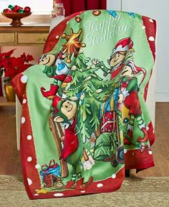 Elf Christmas Blanket