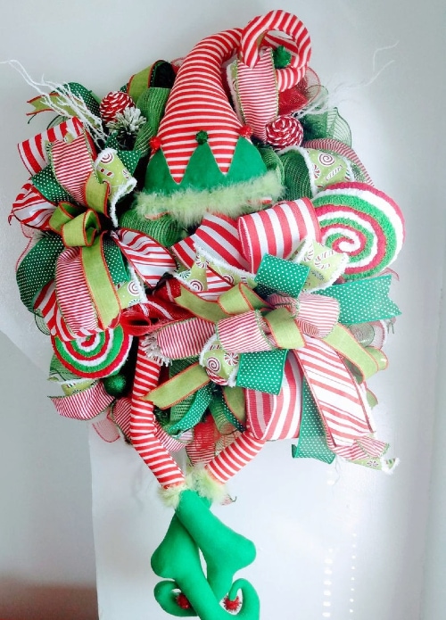 Christmas Elf Wreath